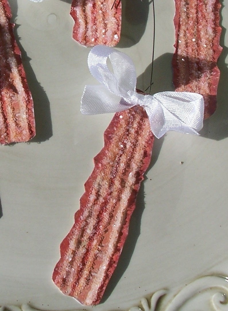 Pretty Bacon Ornaments