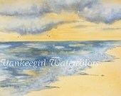 Storm Over the Ocean-Original Watercolor Painting