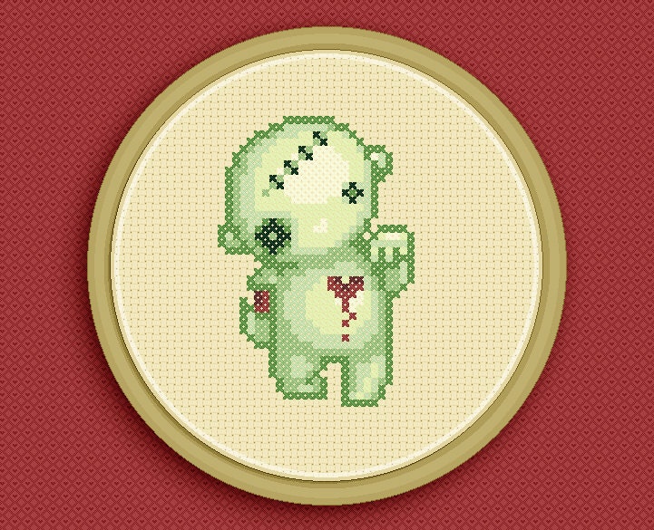 Zombie Cross Stitch