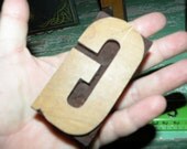 Printers Block Vintage Wood G for Greta Greg Gina or Ginger