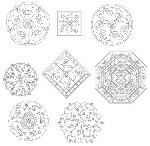 Mandala Embroidery Patterns
