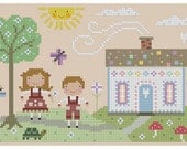 Hansel and Gretel Cross Stitch