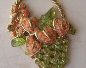 Basket of Flowers,  DeBrooched Pin