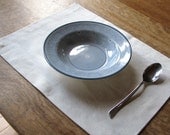 4 Organic Placemats, Table Linens, Hemp, 12 x 17