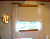 Custom Organic Classic Roman Blind, Window, Hemp Twill