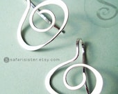 Twirl Twirl Twirl Earrings, Findings, Jewelry Findings, Supplies