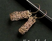 14 Karat Goldfilled Earrings Open Organic Drops