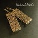 Matte Crystal - 14 Karat Goldfilled earrings with beads of Rockcrystal