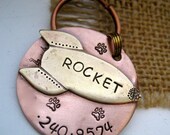 The Rocket - personalized pet ID tag
