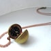 Solar System Locket - Made to Order - Sun & Planets in Outerspace, Original Hand-painted Vintage Jewelry