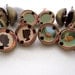 Custom Silhouette Portraits - Hand-painted in Oil - Personalized Jewelry - Vintage Brass Locket