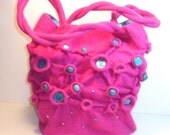 Felted Fuchsia Pink Bag