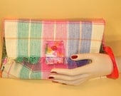 Pink Bangle Bracelet Wristlet