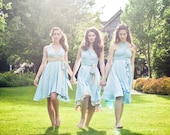 Wedding Bridesmaid Dress Reversible Convertible Dress