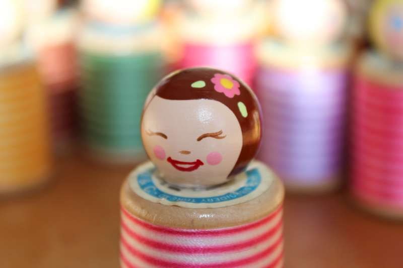 Spool Doll - Vintage Cartier Bresson Spool