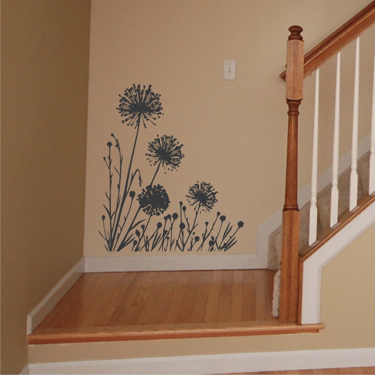 wall decal larger Dandelions - vinyl wall art