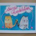 Kitty Cat Secret Handshakes 5x7 Fine Art Print