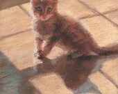 Petite Model -- 6x4 inch original oil painting by Diana Moses Botkin