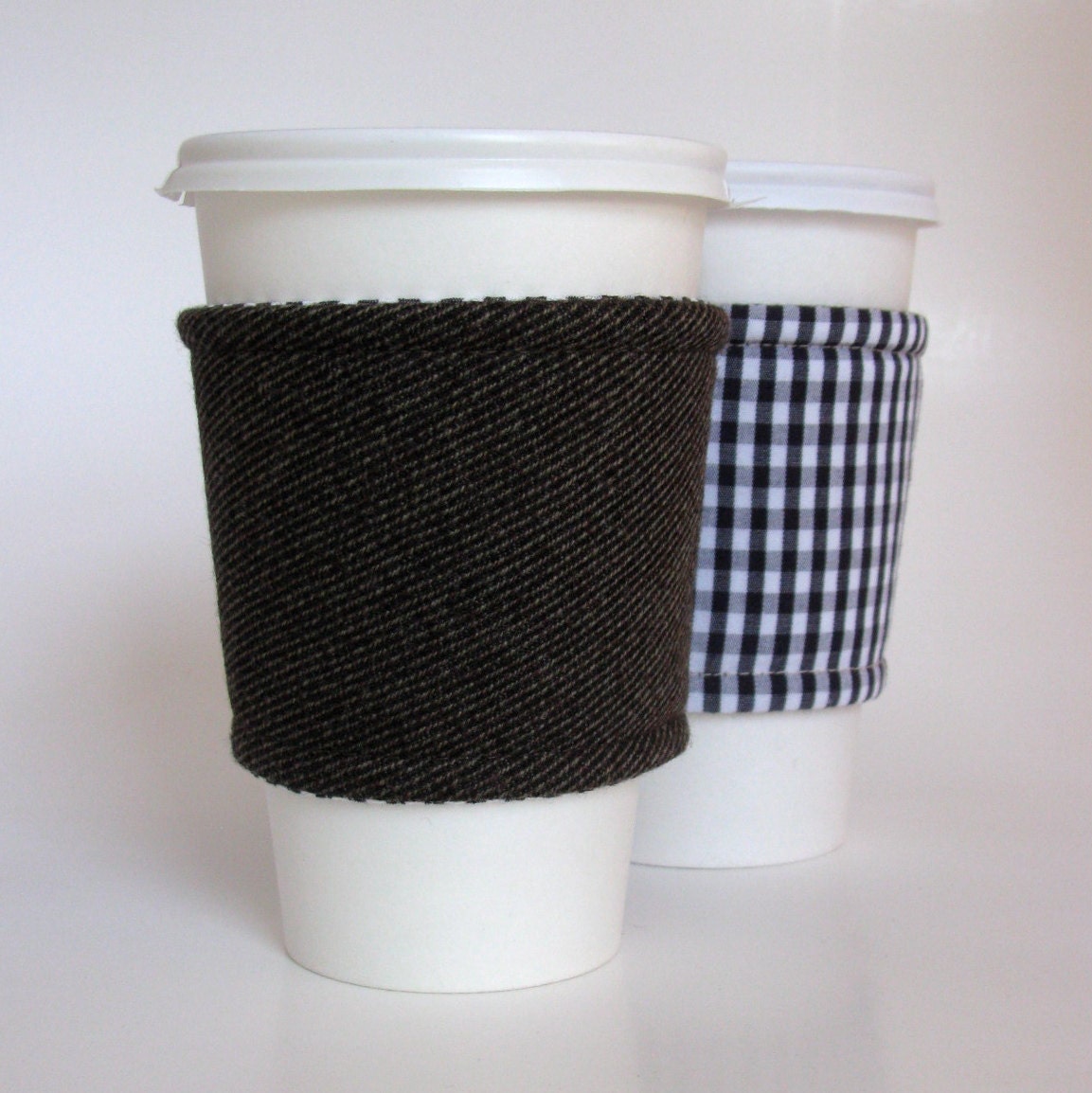 Professor Cozy - Brown wool with navy gingham