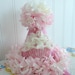 The Priya Pink Bling Boutique Cupcake Party Hat w/chiffon cupcake