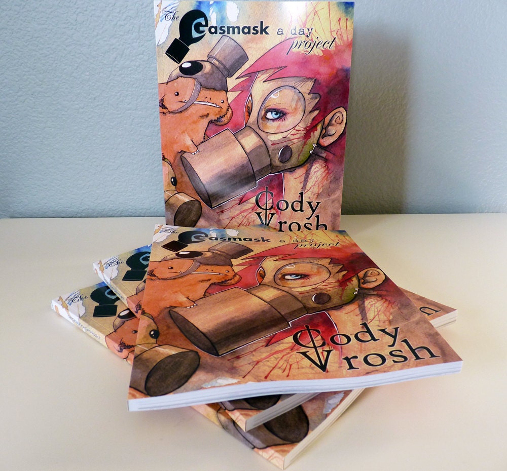 The Gas Mask A Day Project Book by Cody Vrosh