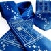Bigger on the Inside Tie - Doctor Who TARDIS Inspired Men's Necktie - Gifts for Men