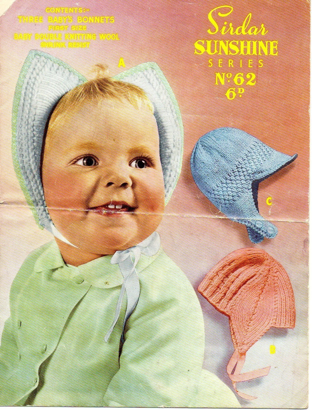 Bonnet Knitting Pattern