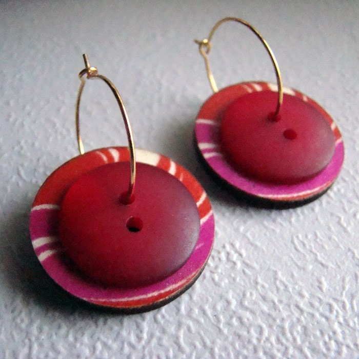Bosque Rojo - Earrings
