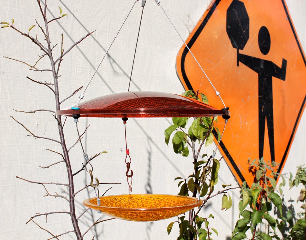 Bird Feeder Eco Friendly recycled, Up-cycled birdfeeder