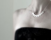 luminary sterling silver squares necklace