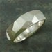 He Rocks - 7mm Sterling Chiseled Band