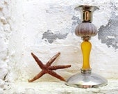 Orange Sea Urchin Candle Holder