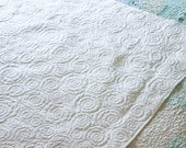 Quilt - baby quilt,  crib quilt - snow squall - Ready to ship