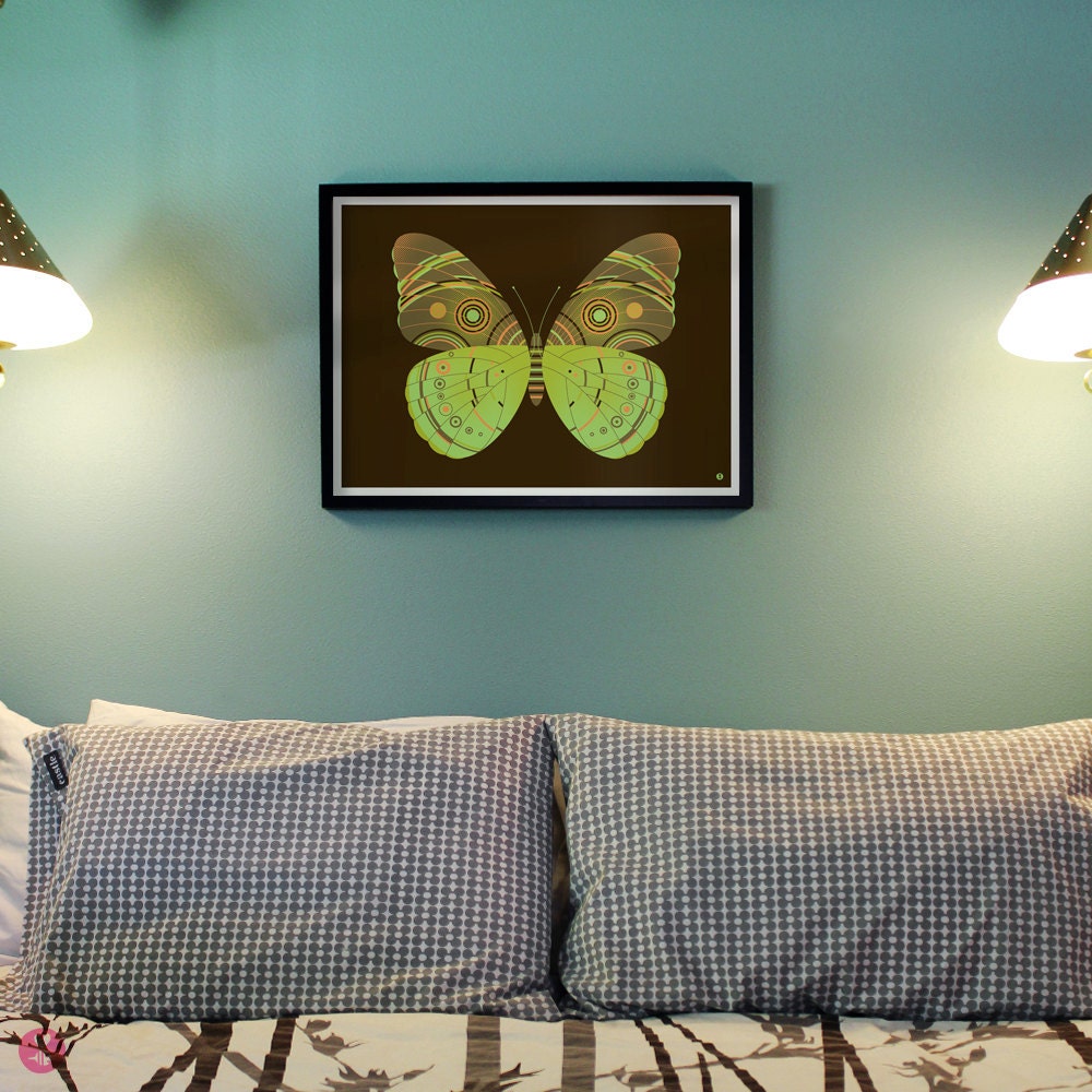 forest owl moth limited edition print