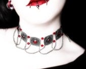 Neo Victorian Gothic Vampyre Jewelry - The Empress Collar