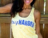 tryHARDER Burnout Racerback Tank.  Size LARGE