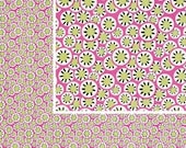 Fabric yardage:Daisy Chain Kaleidoscope in Rose by Amy Butler 1 half yard