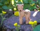 Waldorf Inspired Wooden Kids Cute Deer Animal Play Toy Friend
