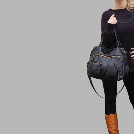 5 pocket Willow bag in antique walnut brown