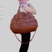 5 pocket XL Traveller in golden cognac - clip on cross body strap - SALE