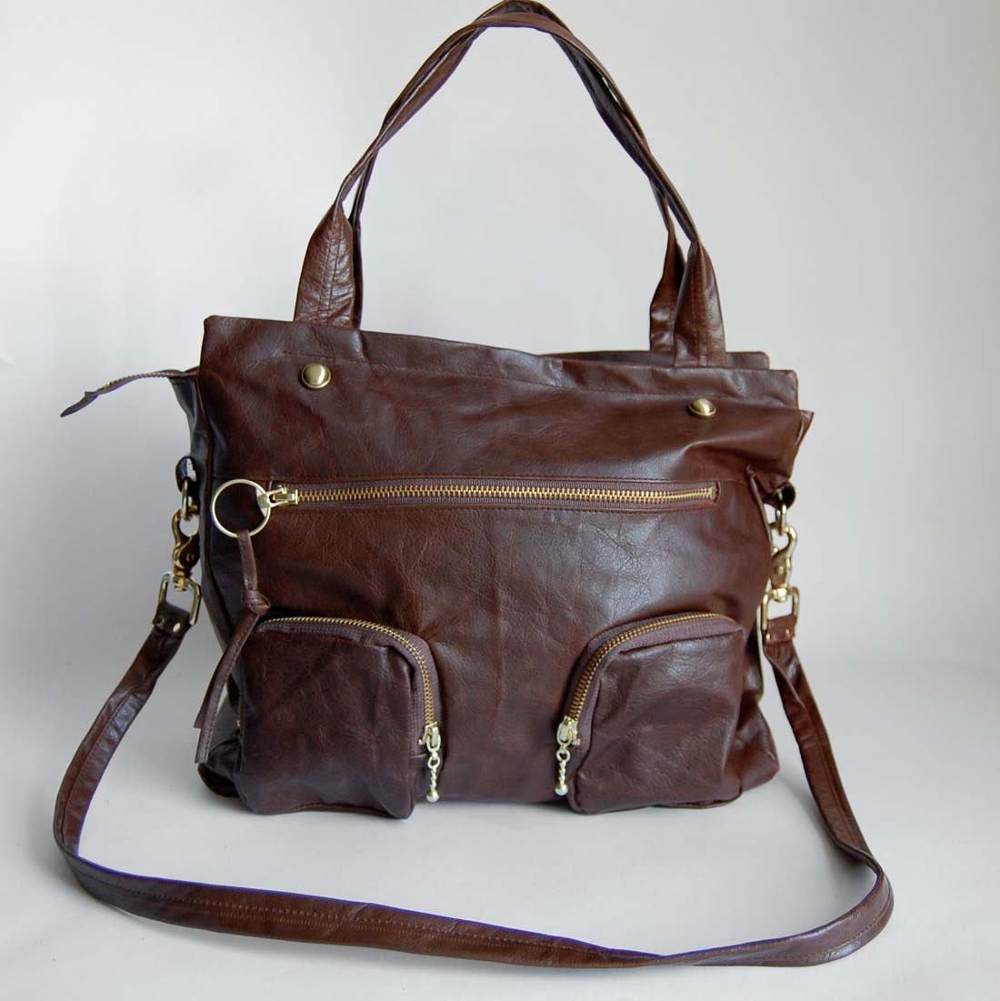 SALE - 5 pocket willow bag in earth brown