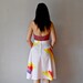 full GEOMETRIC skirt / high waisted circle skirt