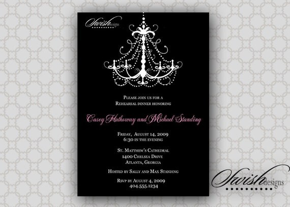 Chandelier Bridal Shower Invitation - Bachelorette, Rehearsal Dinner, Will you be my bridesmaid - printable digital card invitations Formal Il_570xn