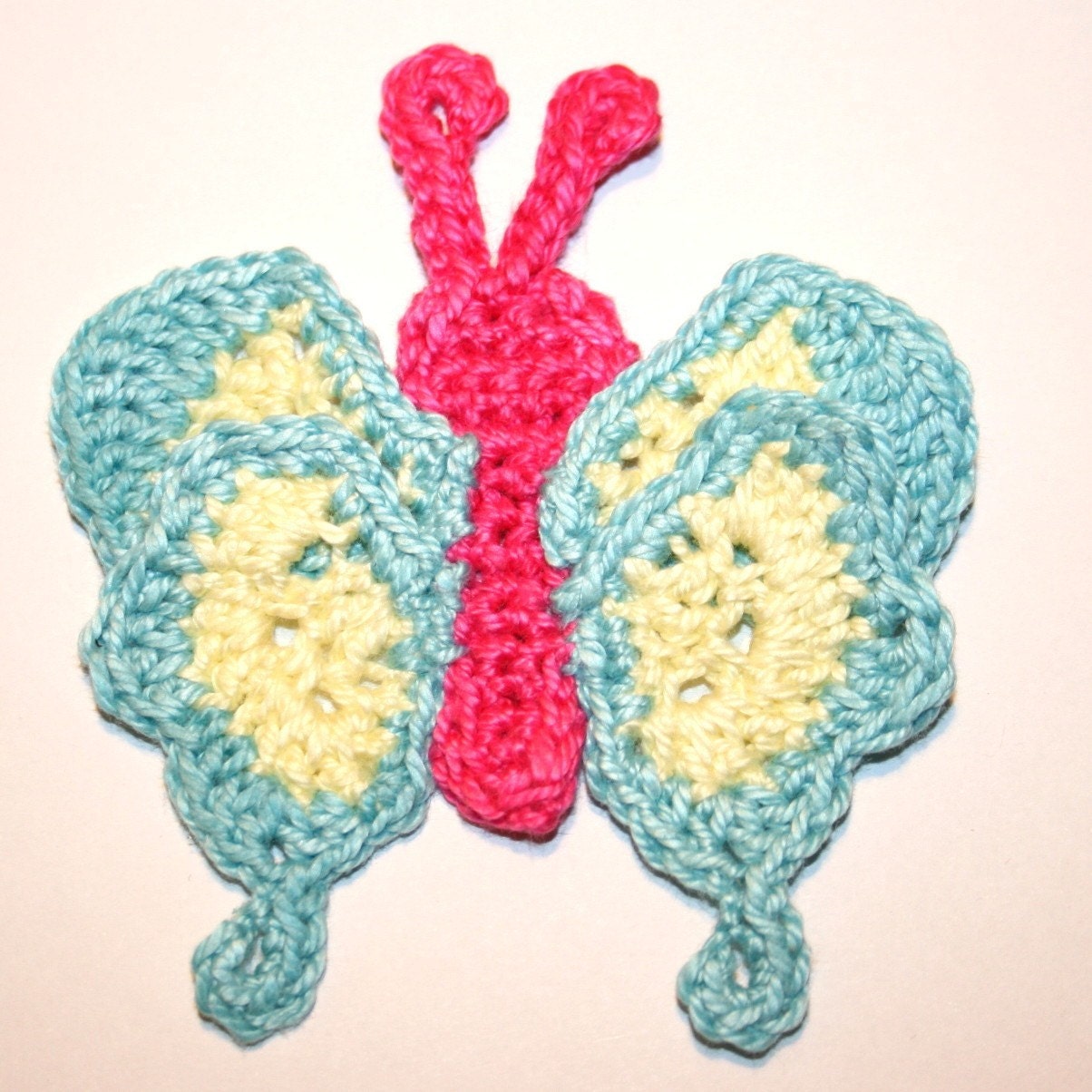 Pattern - Large Crochet Butterfly Applique pdf