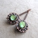 Golden Green Steampunk Copper Hair Pins