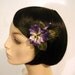 Tiny Pansy Fascinator Hair Clip Accessory by Cutie Dynamite Retro Pinup Dita
