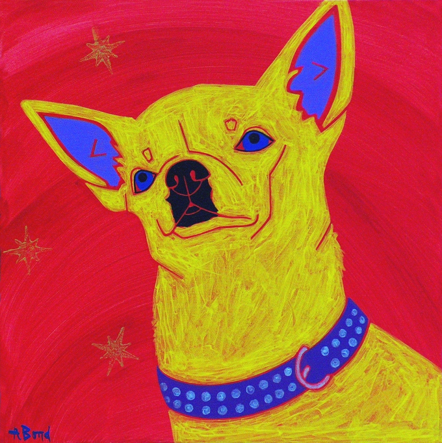 Pop Art - Dog Print - Fashionista - Chihuahua Art Print by dogpopart on etsy