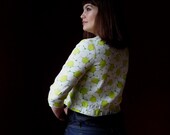 Pomme  - 1950's Vintage Cropped Jacket in Apples