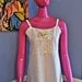 The Velveteen Rabbit  - Hand embroidered and original drawing - Small Camisole