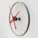Recycled Bike Wheel Clock